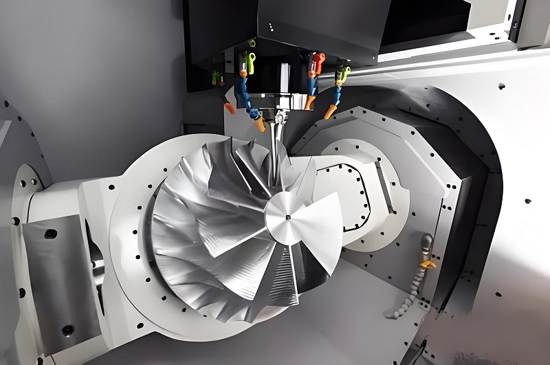 五軸加工中心加工葉輪 五軸加工中心加工葉輪